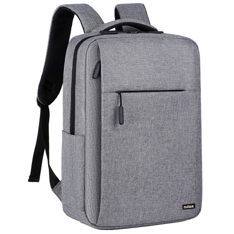 Nilox NXBK035 taske og etui til laptop 39,6 cm (15.6") Rygsæk Grå