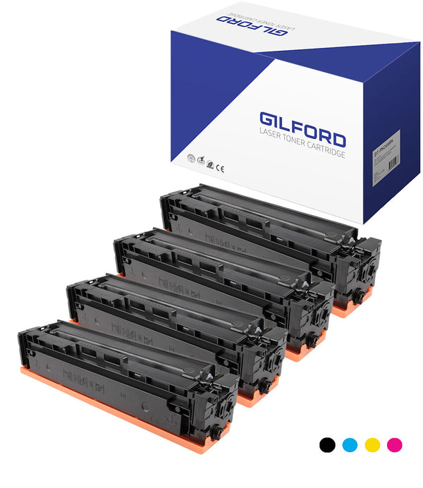 Gilford CF533A#KIT tonerpatron 1 stk Kompatibel Sort, Blå, Magenta, Gul