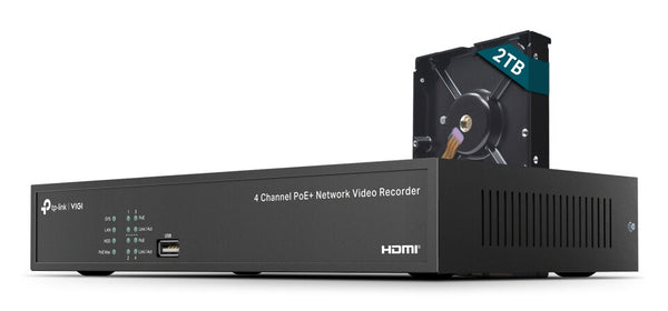 TP-Link VIGI NVR1004H-4P-2TB Sort