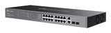 TP-Link Omada ES220GMP netværksswitch Administreret L2 Gigabit Ethernet (10/100/1000) Strøm over Ethernet (PoE) Sort