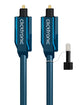 ClickTronic 2m Toslink Opto-Set lydkabel Blå