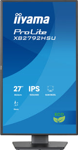iiyama ProLite XB2792HSU-B1 computerskærm 68,6 cm (27") 1920 x 1080 pixel Fuld HD LED Sort