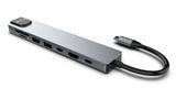 Inca ITPC-7T interface hub USB Type-C 1000 Mbit/s Aluminium