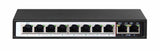 Extralink EX.3906 netværksswitch Ikke administreret L2 Fast Ethernet (10/100) Strøm over Ethernet (PoE) 1U Sort