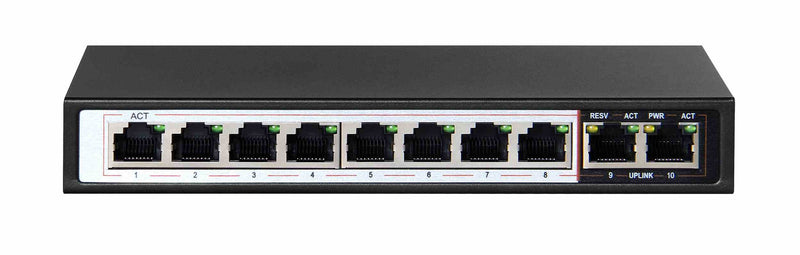 Extralink EX.3906 netværksswitch Ikke administreret L2 Fast Ethernet (10/100) Strøm over Ethernet (PoE) 1U Sort