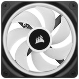 Corsair CUE LINK QX120 RGB Computerkabinet Ventilator 12 cm Sort, Hvid 1 stk