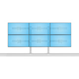 StarTech.com 6-MONITOR-ARM-A skærmbeslag og -stativer 81,3 cm (32") Skrivebord Hvid