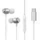 JOYROOM JR-EC06 hovedtelefoner/headset Ledningsført I ørerne Opkald/musik USB Type-C Sølv