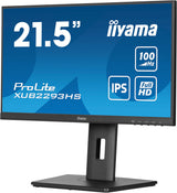 iiyama ProLite XUB2293HS-B6 computerskærm 54,6 cm (21.5") 1920 x 1080 pixel Fuld HD LED Sort