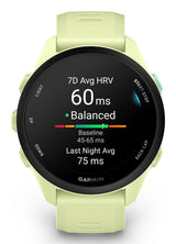 Garmin Forerunner 70 3,05 cm (1.2") AMOLED 43 mm Digital 390 x 390 pixel Berøringsskærm Lime GPS (satellit)