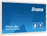iiyama TW2424AS-W1 skilte display Digital fladpaneldisplay 60,5 cm (23.8") Wi-Fi 250 cd/m² 4K Ultra HD Sort Berøringsskærm Indbygget processer Android 24/7