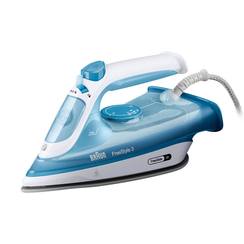 Braun FI 3144 BL Tør & dampstrygejern Keramisk strygesål 2400 W Blå