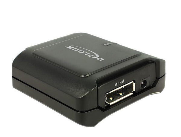 DeLOCK 11464 kabel kønsskifter Displayport 20 pin, DC 5V Displayport 20 pin Sort