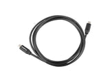 Lanberg CA-CMCM-40CU-0018-BK USB-kabel USB 2.0 1,8 m USB C 0,48 Gbit/sek. 60 W Sort