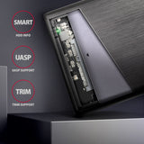 Axagon EE25-A6M drevkabinet HDD/SSD kabinet Sort 2.5"