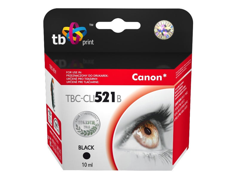 TB Print TBC-CLI521B tonerpatron 1 stk Kompatibel Sort
