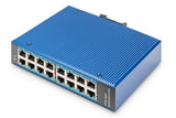 Digitus DN-651129 netværksswitch Ikke administreret Gigabit Ethernet (10/100/1000) Blå