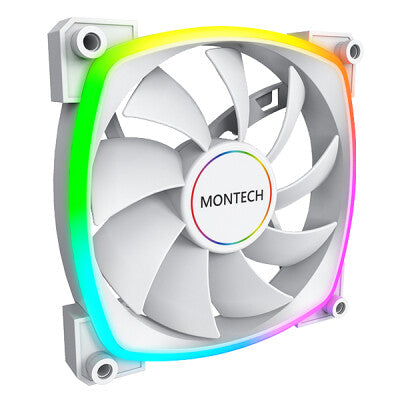 Montech AX140 PWM Computerkabinet Ventilator 14 cm Hvid 1 stk