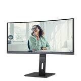 AOC CU34P3CV computerskærm 86,4 cm (34") 3440 x 1440 pixel UltraWide Quad HD LED Sort