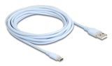 DeLOCK 81224 USB-kabel USB 2.0 4 m USB A USB C 0,48 Gbit/sek. Blå