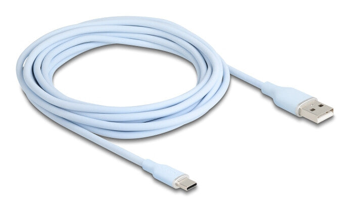 DeLOCK 81224 USB-kabel USB 2.0 4 m USB A USB C 0,48 Gbit/sek. Blå