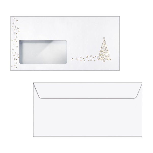Sigel DU084 kuvert DL (110 x 220 mm) Hvid 50 stk