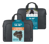 Mobilis 003089 taske og etui til laptop 40,6 cm (16") Toploader taske Sort