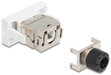 DeLOCK 90906 stikkontakt RJ-45 Sølv, Hvid