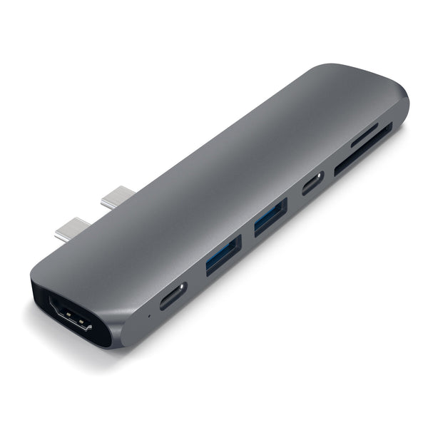 Satechi ST-CMBPM dockingstation USB 3.2 Gen 1 (3.1 Gen 1) Type-C Grå