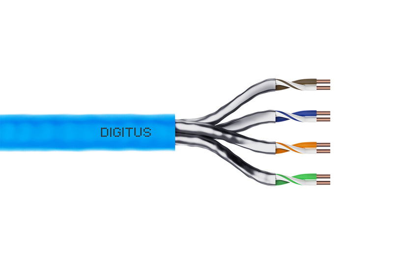 Digitus DK-1624-A-VH-1 netværkskabel Blå 100 m Cat6a U/FTP (STP)