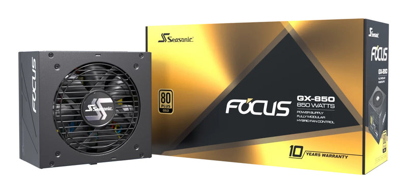Seasonic Focus GX enhed til strømforsyning 850 W 20+4 pin ATX ATX Sort
