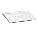 Logitech 920-013005 tastatur til mobil enhed QWERTZ Tysk Bluetooth Hvid