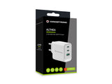 Conceptronic ALTHEA21W65 oplader til mobil enhed Universel Hvid Vekselstrøm Hurtig opladning Indendørs