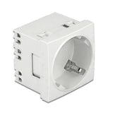DeLOCK 81425 stikkontakt CEE 7/3 Hvid