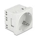 DeLOCK 81425 stikkontakt CEE 7/3 Hvid