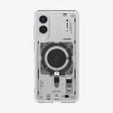 Spigen Ultra Hybrid Neo One (MagFit) mobiltelefon etui 17 cm (6.7") Cover Transparent