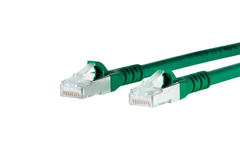 METZ CONNECT Cat.6A netværkskabel Grøn 3 m Cat6a S/FTP (S-STP)