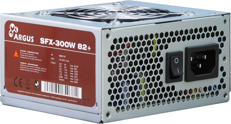Inter-Tech SFX-300W enhed til strømforsyning 20+4 pin ATX ATX Grå