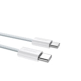 DUDAO L6C USB-C to 60W PD 2m hvid - Digital/Daten USB-kabel USB C