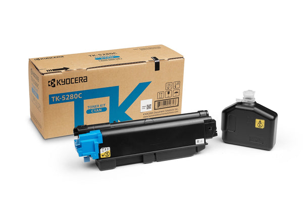 KYOCERA TK-5280C tonerpatron 1 stk Original Blå
