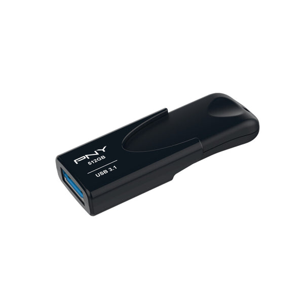 PNY Attache 4 USB-nøgle 512 GB USB Type-A 3.2 Gen 1 (3.1 Gen 1) Sort