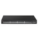 Edimax 54-Port Gigabit PoE+ Long Range Web Smart Switch with 6 Administreret Gigabit Ethernet (10/100/1000) Strøm over Ethernet (PoE) 1U Sort