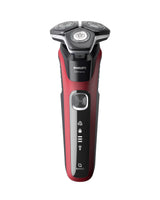 Philips SHAVER Series 5000 S5883/10 barbermaskine til ham Rotations shaver Trimmer Sort, Rød