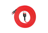 Baseus Cafule USB-kabel USB 2.0 2 m USB A USB C 0,48 Gbit/sek. Rød