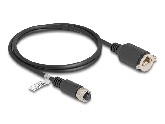 DeLOCK 80433 netværkskabel Sort 1 m Cat5e F/UTP (FTP)