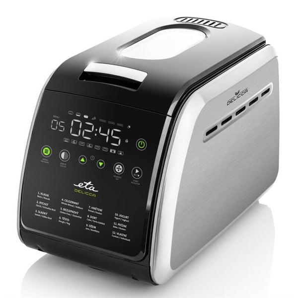 Eta Delicca II bagemaskine 850 W Sort, Rustfrit stål