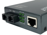 LevelOne GVT-2014 netværksomformer til medie 1000 Mbit/s 1310 nm Enkeltilstand Grå