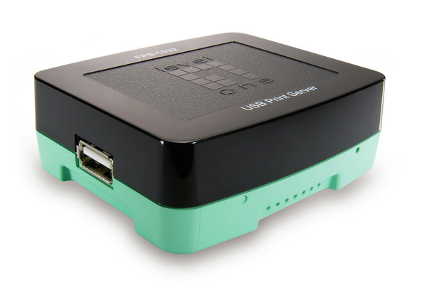 LevelOne FPS-1032 printserver Ethernet LAN Sort, Grøn