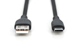 Digitus AK-300340-005-S USB-kabel USB 2.0 0,5 m USB A USB C 0,48 Gbit/sek. 60 W Sort