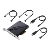ASUS ThunderboltEX 4 interface-kort/adapter Intern Mini DisplayPort, PCIe, Thunderbolt, USB 2.0, USB 3.2 Gen 2 (3.1 Gen 2)